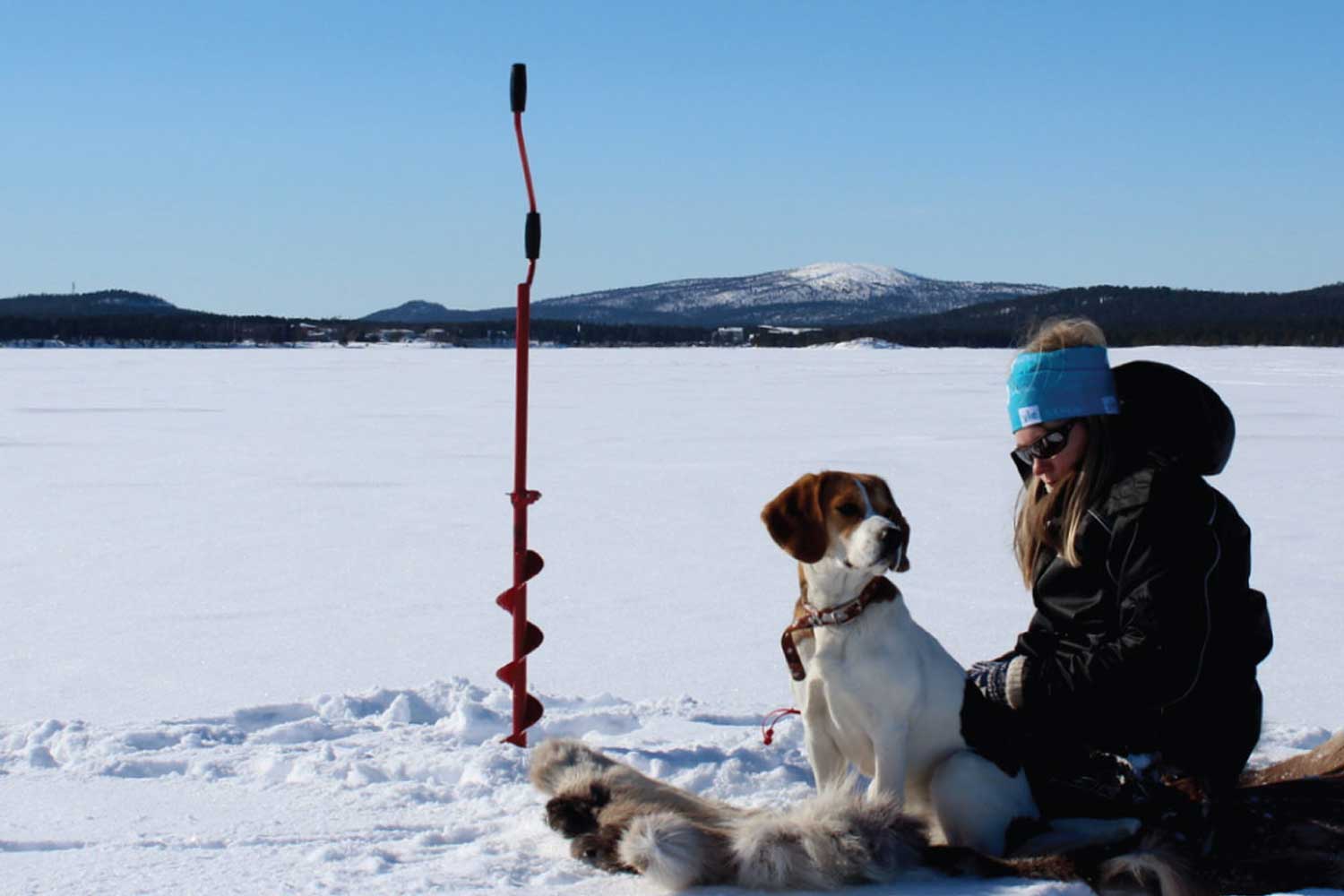 ijsvissen Zweeds Lapland ijsvissen Zweeds Lapland