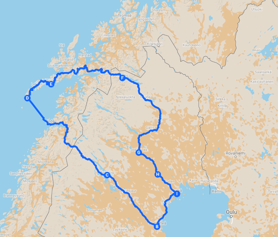 8D7N Routemap