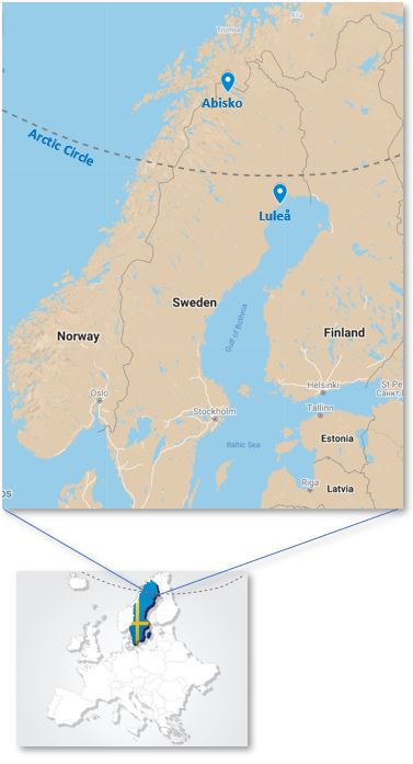 route lulea abisko kiruna route lulea abisko kiruna