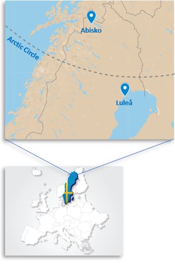 Route Map 2 luleå abisko