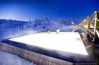 Camp Ripan Outdoor Spa Kiruna Aurora Dreams