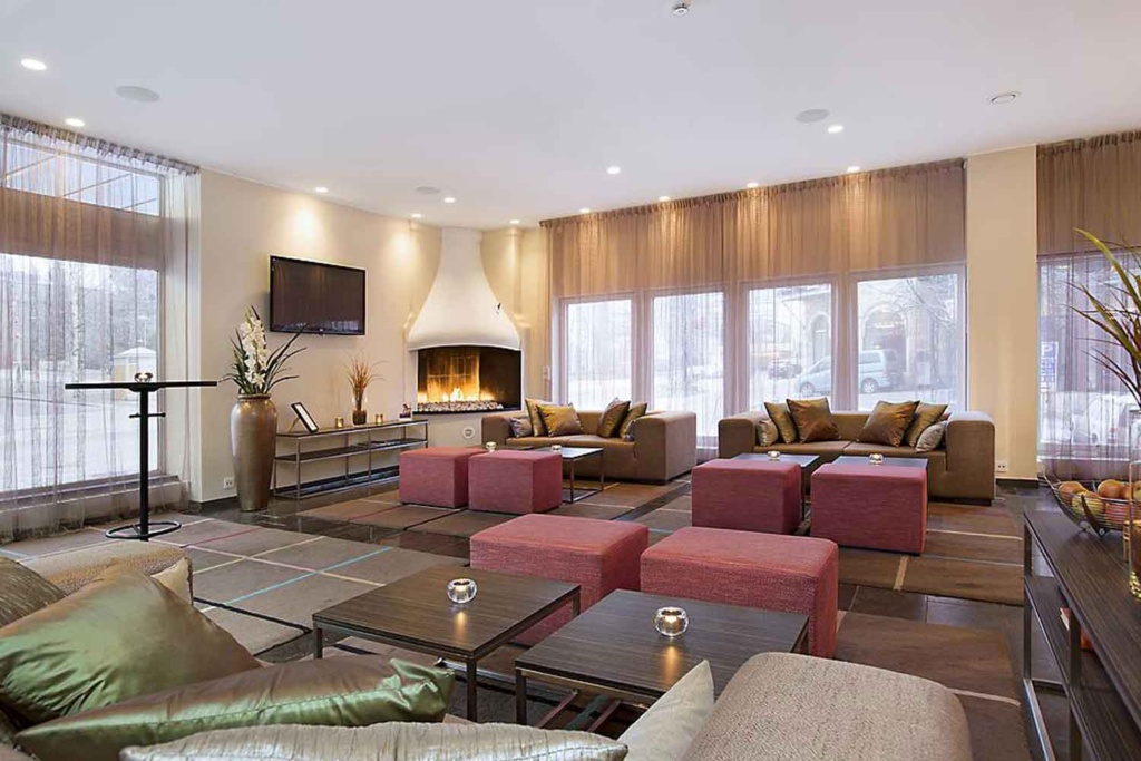 Quality hotel lounge Northern Lights City Break Luleå