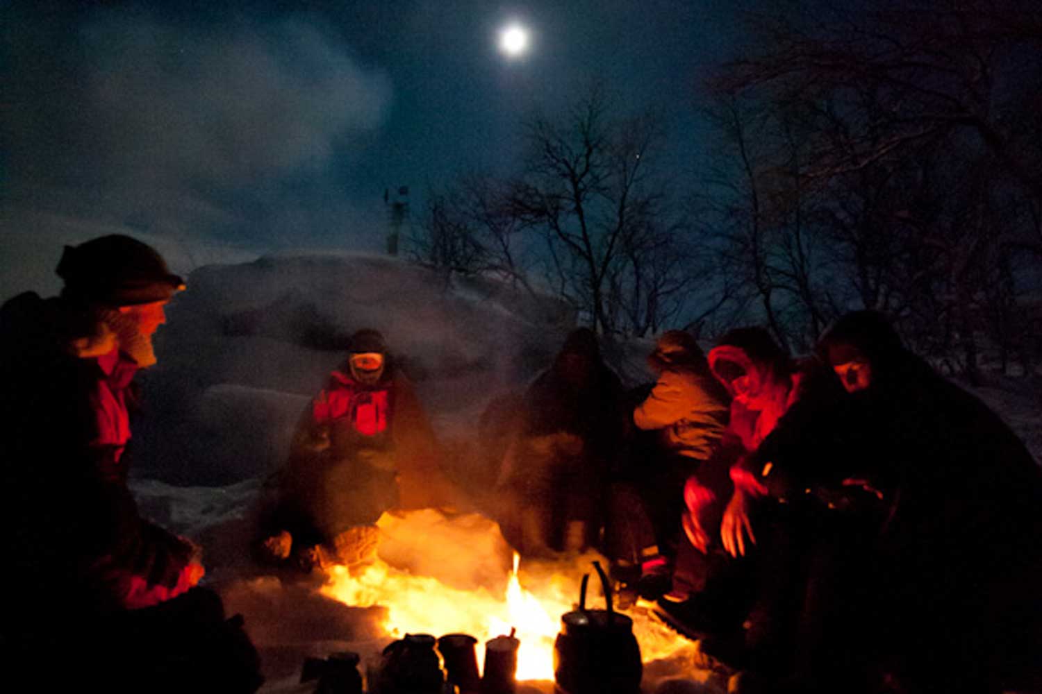 Norhtern Lights Lulea snowshoe