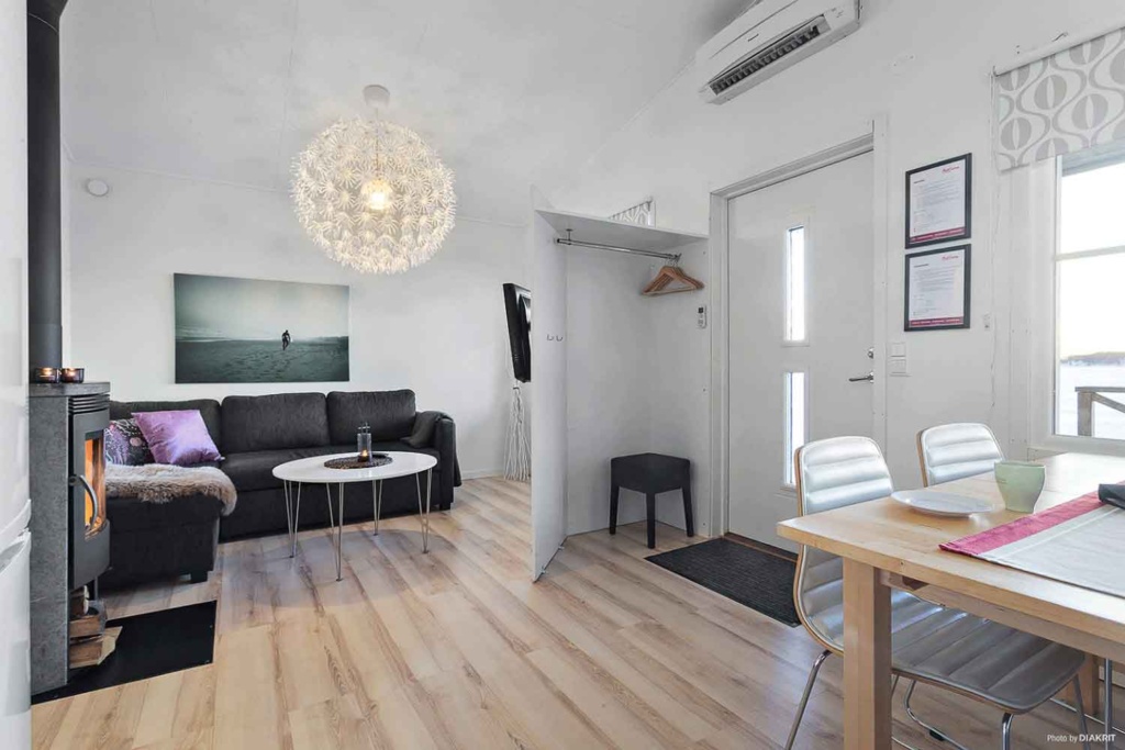 First Camp Interior Swedish Lapland Winter Holiday